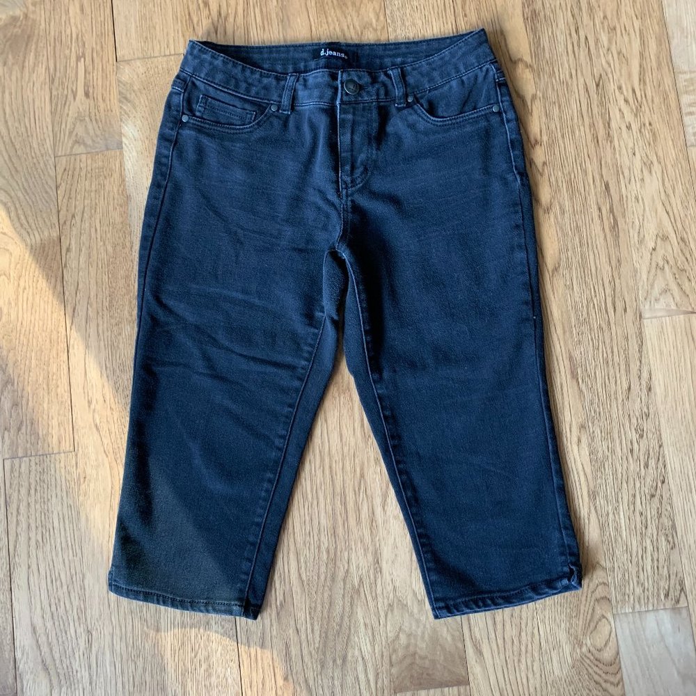 d. jeans Black Clam Digger Style Jeans - Women's Size 6
